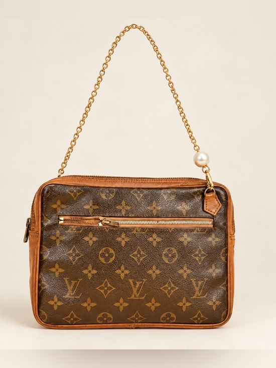 Louis Vuitton Handbags - Louis Vuitton Tan and Brown Monogram Crossbody Bag